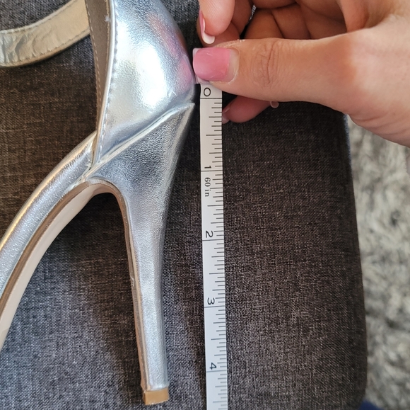 Silver Stiletto Sandal - Picture 8 of 8